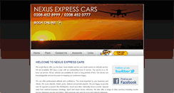 Desktop Screenshot of nexusexpresscars.com